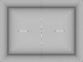 Optical Illusion Created from Artistic Lines Motifs Pattern, can use for Decoration, Background, Ornate, Fabric, Fashion, Textile, Carpet Pattern, Tile or Graphic Design Element vector