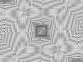 Optical Illusion Created from Artistic Lines Motifs Pattern, can use for Decoration, Background, Ornate, Fabric, Fashion, Textile, Carpet Pattern, Tile or Graphic Design Element vector