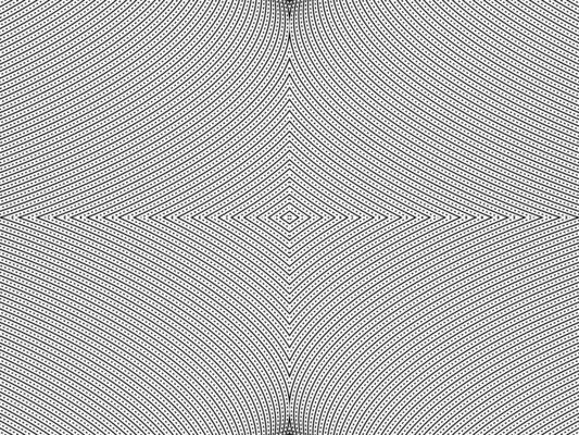 Optical Illusion Created from Artistic Lines Motifs Pattern, can use for Decoration, Background, Ornate, Fabric, Fashion, Textile, Carpet Pattern, Tile or Graphic Design Element