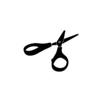 Scissors Silhouette, Flat Style, can use for Pictogram, Art Illustration, Website, Apps, Logo Type or Graphic Design Element vector