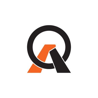 Letter A symbol logo icon, design illustration template