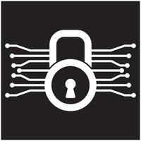 Padlock icon illustration design vector