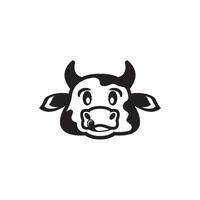 Cow head symbol logo icon,design illustration template vector