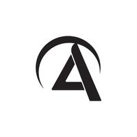 Letter A symbol logo icon, design illustration template vector