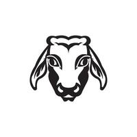Cow head symbol logo icon,design illustration template vector