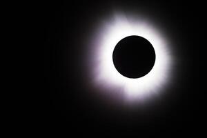 Totality of the solar eclipse April 2024 photo