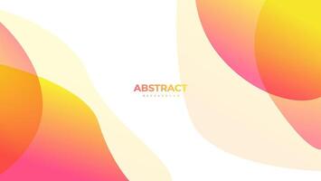 yellow pink gradient abstract background for banner, poster, web, presentation, etc vector