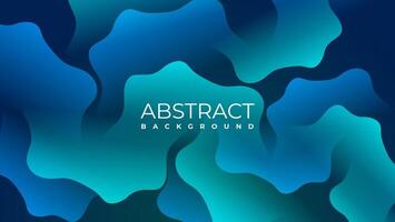 blue gradient background with fluid shapes for wallpaper, banner, presentation, poster, web, etc. vector