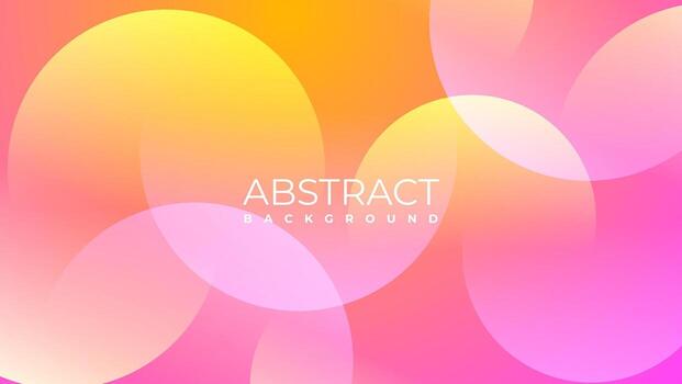 amarillo y rosado degradado antecedentes con ondulado formas resumen geométrico diseño vector