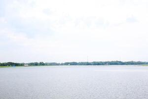 Indonesian lake scape at summer photo