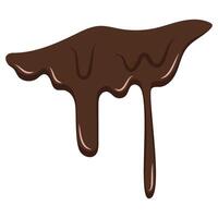 Derretido chocolate ilustración vector