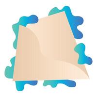 Liquid Abstract Frame vector