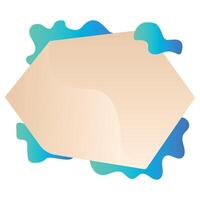 Liquid Abstract Frame vector