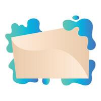 Liquid Abstract Frame vector