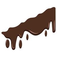 Melted Chocolate Illustration vector