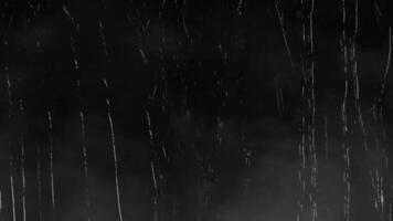 piovoso transizione animato gocce di pioggia a cascata attraverso il schermo video