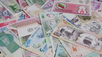 internationell global valuta pengar Rättslig anbud sedel räkningen Bank 7 video