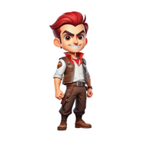 desenho animado personagem rostos, 3d filme personagens png