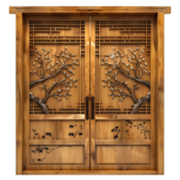 houten deuren verzameling geïsoleerd Aan transparant achtergrond png