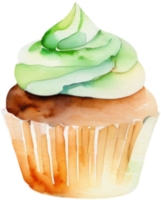 cupcakes acquerello clipart illustrazione png