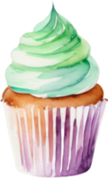 cupcakes acquerello clipart illustrazione png