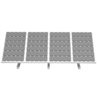 el solar célula para eco o ambiente imagen 3d representación png