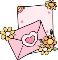 Groovy Mail and letter png