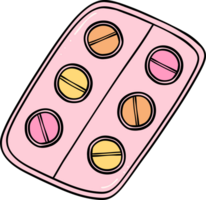 Groovy Retro medicine pack png