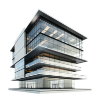 Skyscraper building without background, png