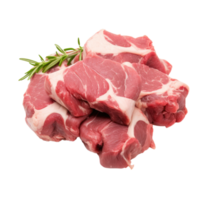 lecker und köstlich Fleisch Stück auf transparent Hintergrund png