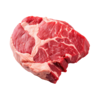 Tasty and delicious meat piece on transparent background png