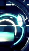 futuristic MRI Magnetic resonance laboratory video