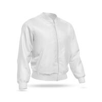 chaqueta medio lado ver en blanco antecedentes foto