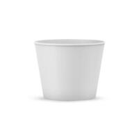 Popcorn Bucket on white background photo