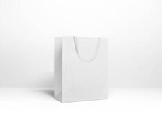 bag on white background photo