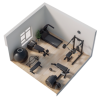 Home gym isolated on transparent background png