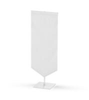 vertical flag on white background photo