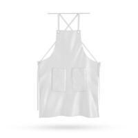 Apron on white background photo