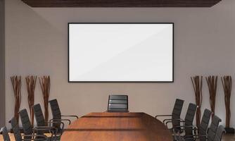 Screen in a meeting room photo