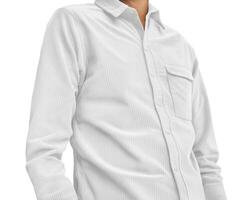 Corduroy Shirt on white background photo