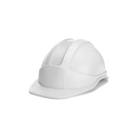 construcción casco en blanco antecedentes foto