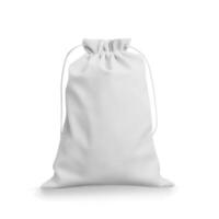 bag on white background photo