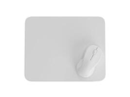 Mouse Pad on white background photo