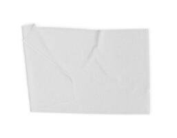 Rectangular Beach Towel on white background photo