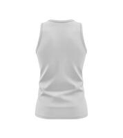 Tank Top Back View on white background photo