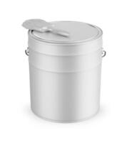 Paint Bucket on white background photo