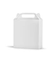 Box on white background photo