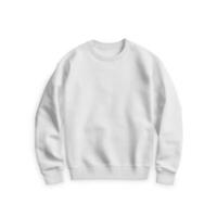 Sweatshirt - Top view on white background photo