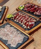 Iberian ham and sausage of sublime quality photo