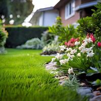 Beautiful House gardening photo